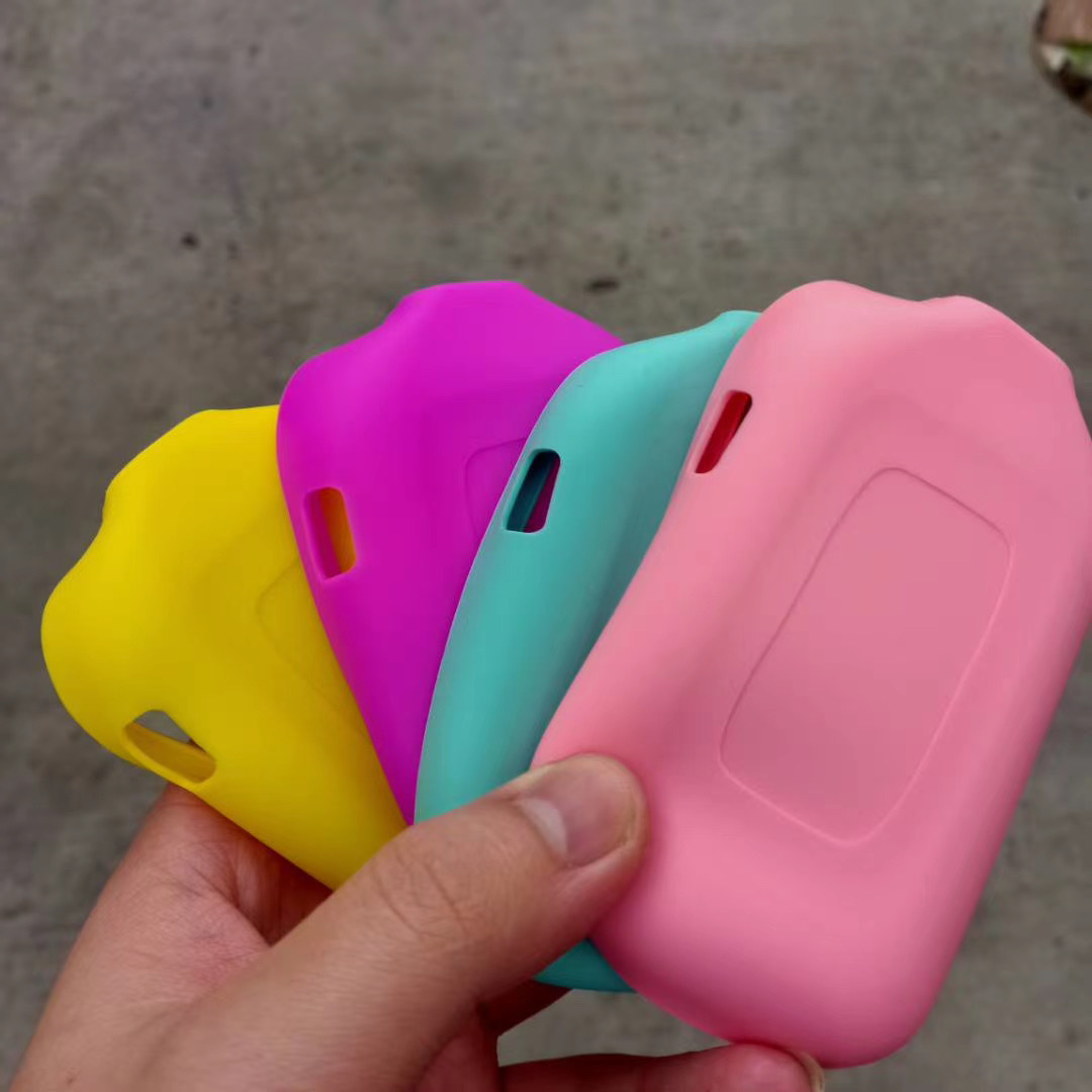 Abbott instant blood glucose meter silicone protective case Solid color anti-fall and wear-resistant blood glucose meter protective case