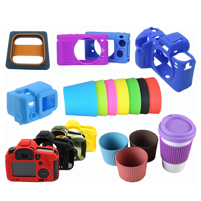 Customized anti-fall silicone cup cover, customized tablet protective cover, toy camera protective cover, custom mold making manufacturer