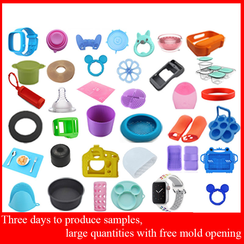 Silicone products mold opening and custom-made silicone molds to pattern customization Life protection silicone sleeve accessories custom-made