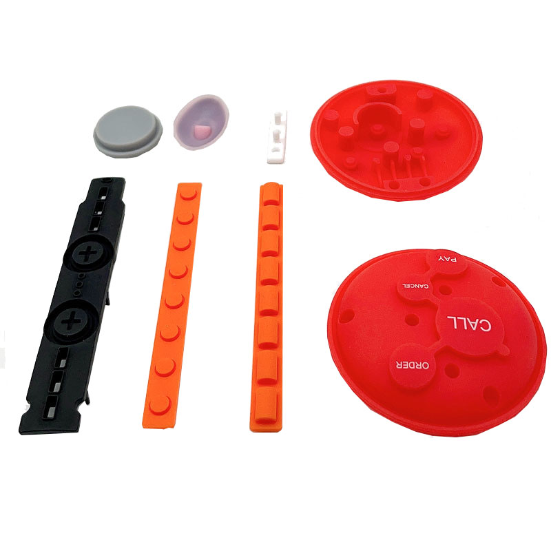 Manufacturer customized single-point silicone button cap, customized conductive silicone button mold opening, customized waterproof silicone rubber button